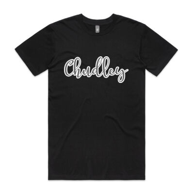 Chudley Mens Regular Fit Grey Print Tee Thumbnail