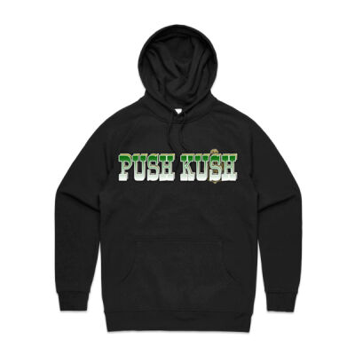 Push Kush Womens Dark Green Fade Hoodie Thumbnail