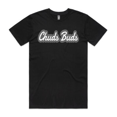Chud's Buds Mens Regular Fit Grey Print Tee Thumbnail