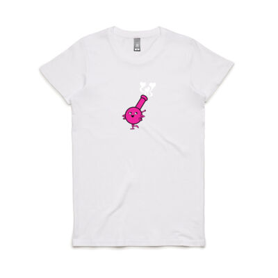 Womens Regular Fit Cute Pink Bong Tee Thumbnail