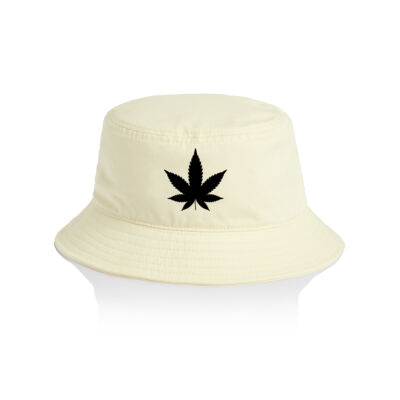 Cannabis Leaf Embroidered Bucket Hat Thumbnail