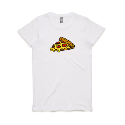 Womens Regular Fit Pizza Slice Tee Thumbnail
